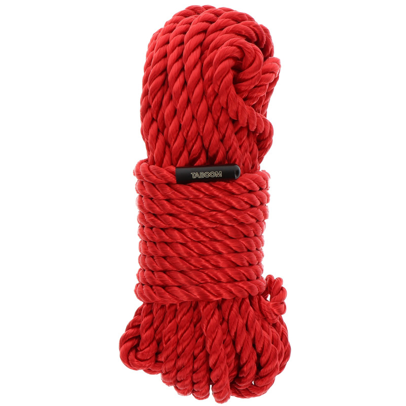 TABOOM Corde de bondage Taboom 10M - 7mm Rouge